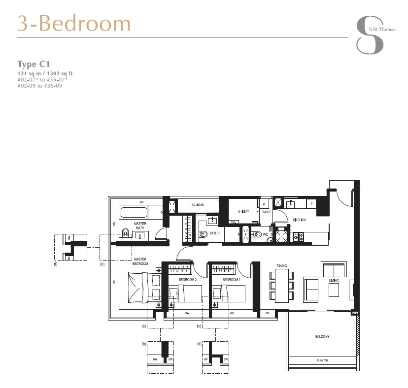 8 St Thomas Floor Plans 8 Saint Thomas C Official Site Condo At